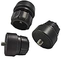 ThtRht 3 Pack 1/4 Screw to 17mm Ball Mount Base Mount Stand Interface Socket Joint for Tripod DV Camera Car Monitor GPS Phone Holder Clip Ring Light