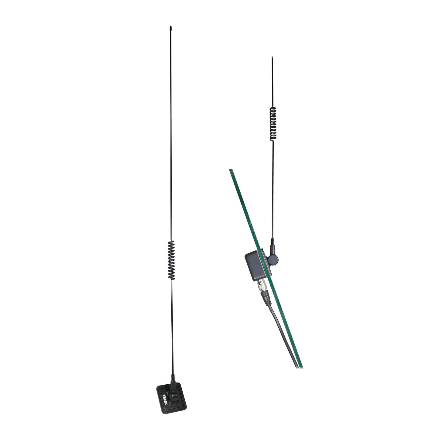 Tram 1199 25 MHz to 1,300 MHz Scanner Glass-Mount Antenna with RG58/U Cable and BNC Connector