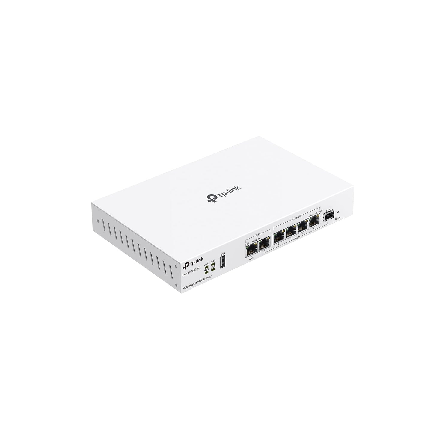 TP-Link Festa FR307-M2 | Multi-Gigabit VPN Wired Router Gateway | 2 * 2.5G+5*Gigabit+1*USB WAN | Self-Organizing Network | Free Cloud | Load Balance |