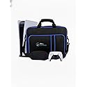 Sill Games Carrying Case compatible with PS5 with Strap, Protective PlayStation 5 Travel Bag for Console, Controllers & Game Discs, Durable PS5 Case