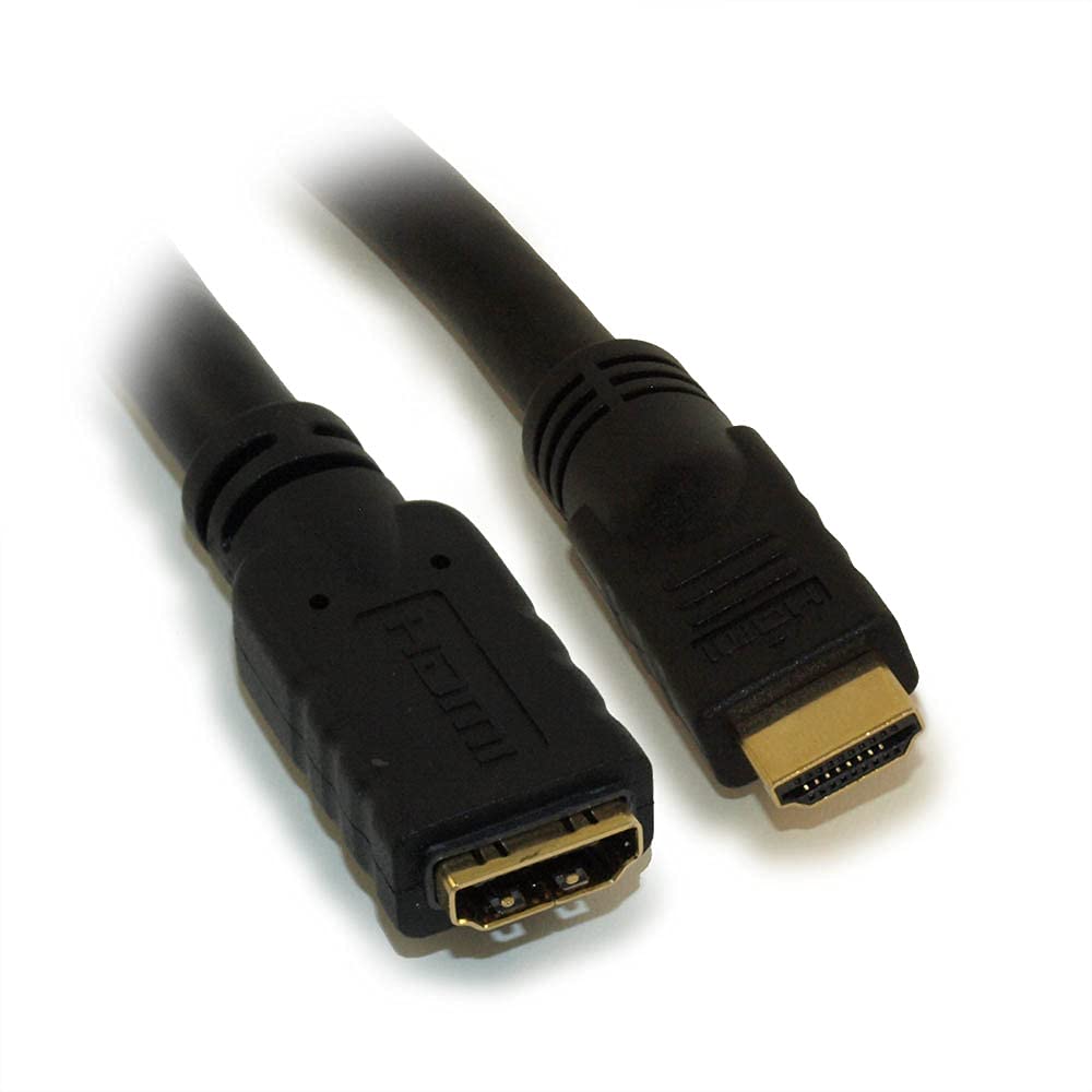 MyCableMart 6ft HIGH-Speed HDMI w/Ethernet 24 AWG Extension (M/F) CL2 Cable,Gold Plate