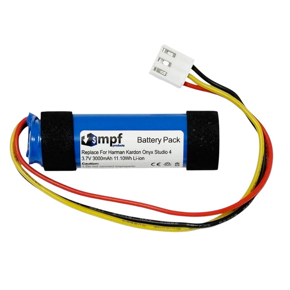 MPF Products 3000mAh ICR22650, 22650 Battery Replacement Compatible with Harman Kardon Onyx Studio 4 Wireless Bluetooth Speaker