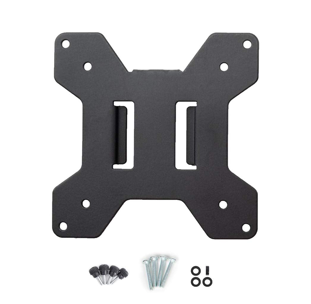 VIVO Steel VESA Compatible Plate Mounting Kit, 75x75mm and 100x100mm, Quick Release Removable VESA Bracket, Easy Computer Monitor Mounting, Hardware