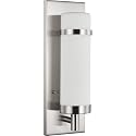 Progress Lighting Hartwick Collection Brushed Nickel One-Light Wall Sconce
