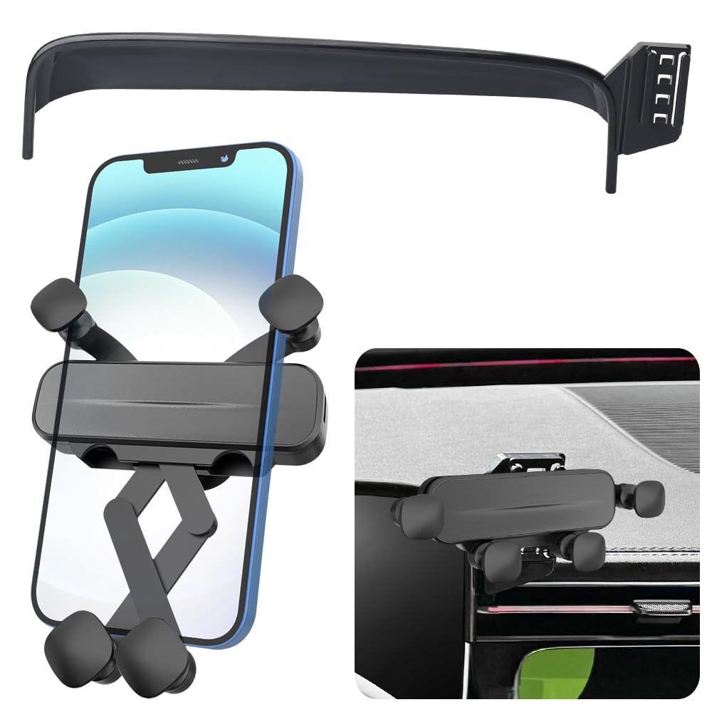 LUNQIN Car Phone Holder Mount for 2024 2025 Mercedes-Benz E Class E350 E450 Sedan Wagon Auto Accessories Navigation Screen Bracket Interior Decoration