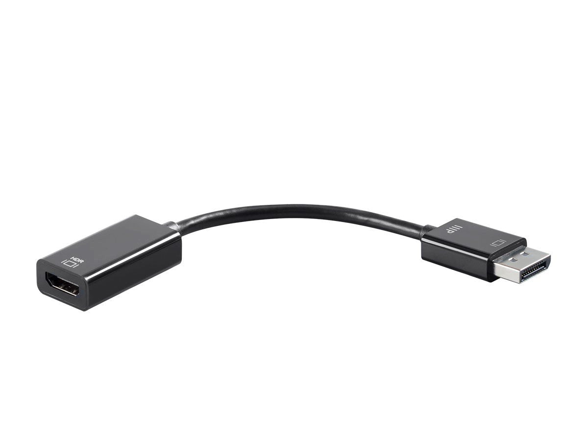 Monoprice DisplayPort 1.2a to HDMI Active Adapter - 4K@60Hz, HDR, HDCP 2.2, Compatible with DisplayPort Equipped PCs and Laptops, Including the Apple