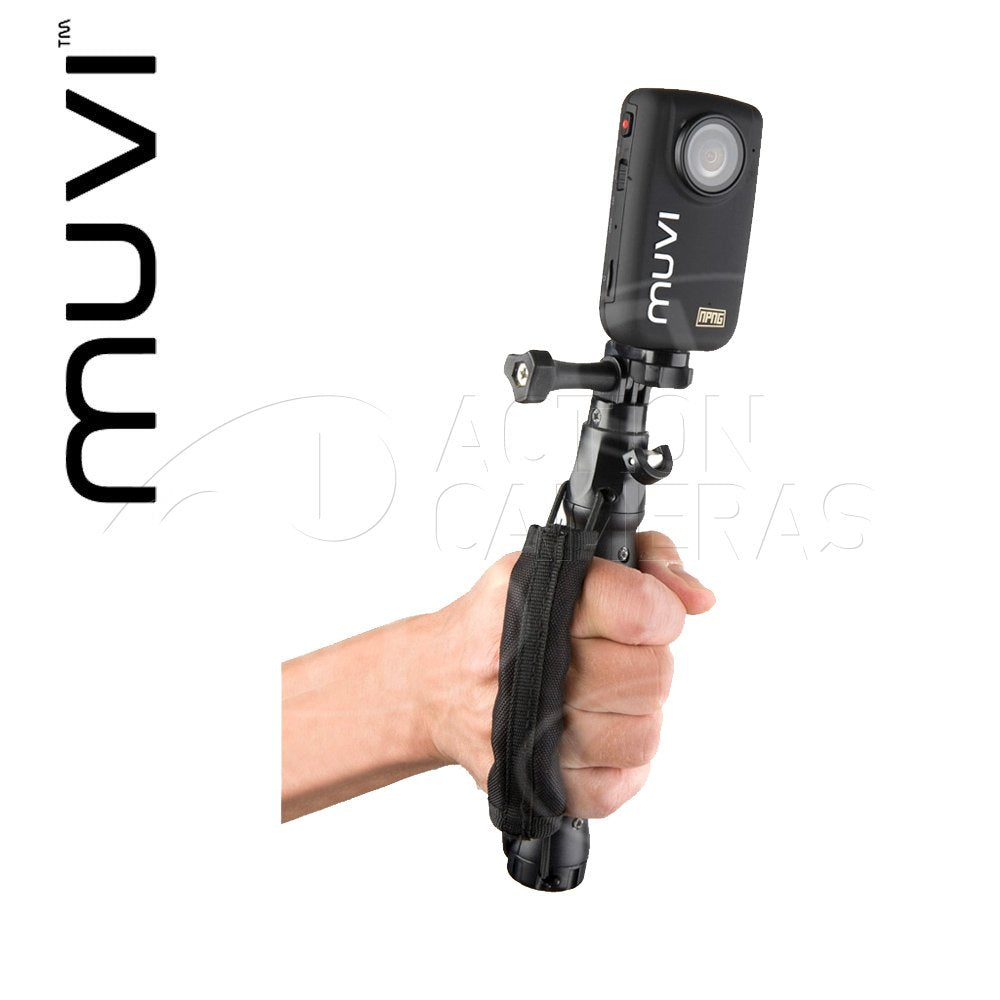 Veho Muvi Palm Strap Mount for Snowboarding/Skydiving/Surfing/Scuba/Action Sports for Muvi KX-Series | Muvi K-Series | Muvi HD | Muvi Micro - Black