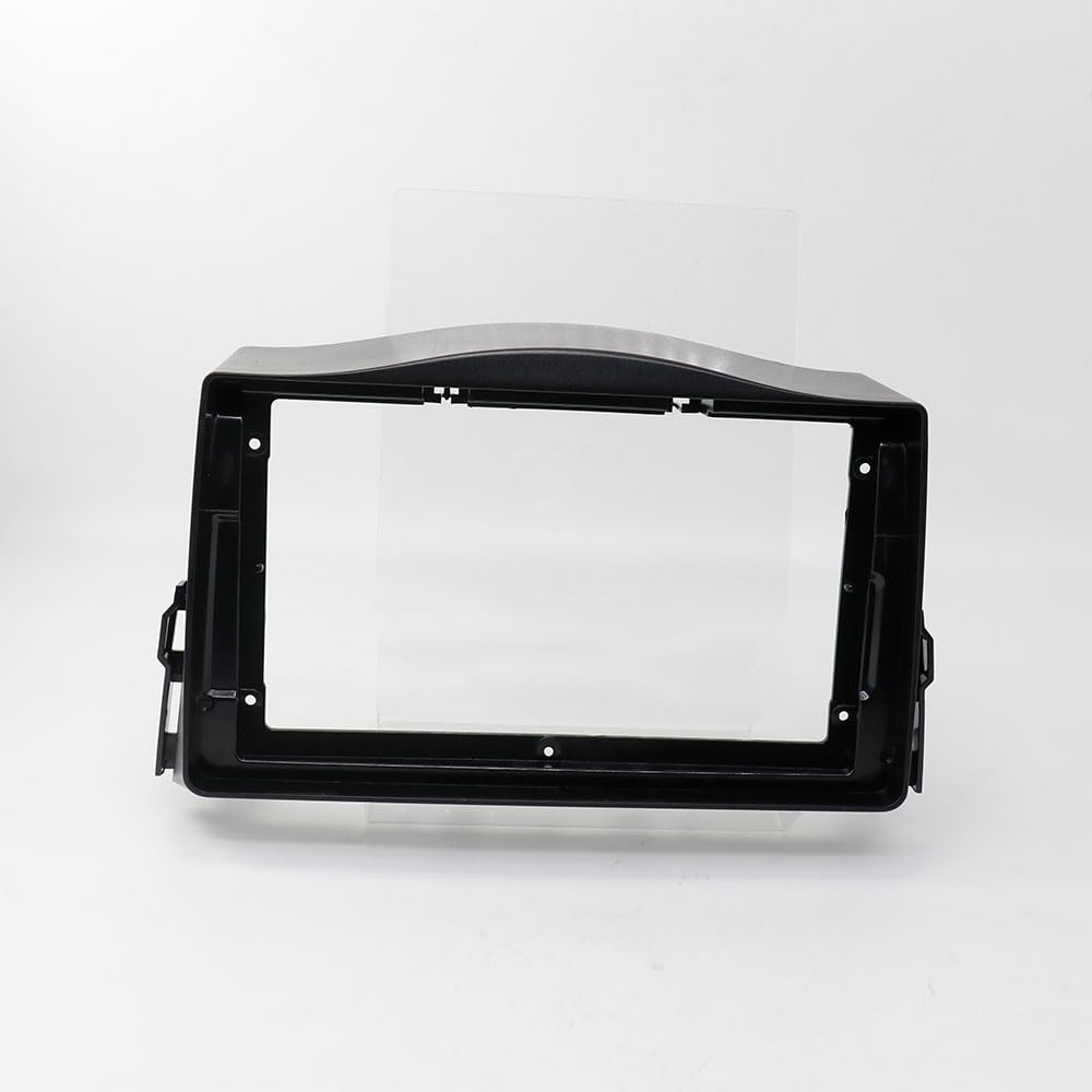 TRCDHGN 2Din 9/10.1inch Car DVD Frame Audio Fitting Adaptor Dash Trim Kits Facia Panel/Fit for Toyota RAV4 2007-2012 Double Din Radio Player(Only Black Frame)