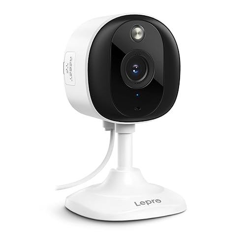 Lepro 2K Security Indoor & Outdoor Camera for Baby Care, Pet Monitoring, Remote Intercom, Night Vision, 2-Way Audio, Cloud & SD Card Storage (SD Card