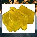 R.J. Enterprises®- RJ45 Jack Dust Cover, Cap, Protector, Yellow (Price per Bag of 100p) DC-0-YE