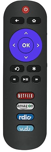 Remote Control Compatible with All TCL Roku TV - No Setup Required