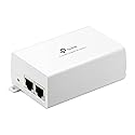 TP-Link TL-PI30G | IEEE 802.3at/af Gigabit PoE+ Injector | Non-PoE to PoE Adapter | Supplies up to 30W | Plug & Play | Desktop/Wall-Mount | Power Over