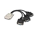Seenoo VHDCI Breakout Cable&Adapter-VHDCI(SCSI 68Pin) M to 3-Port VGA Female Splitter Breakout Cable for NVIDIA and VisionTek Graphics Cards
