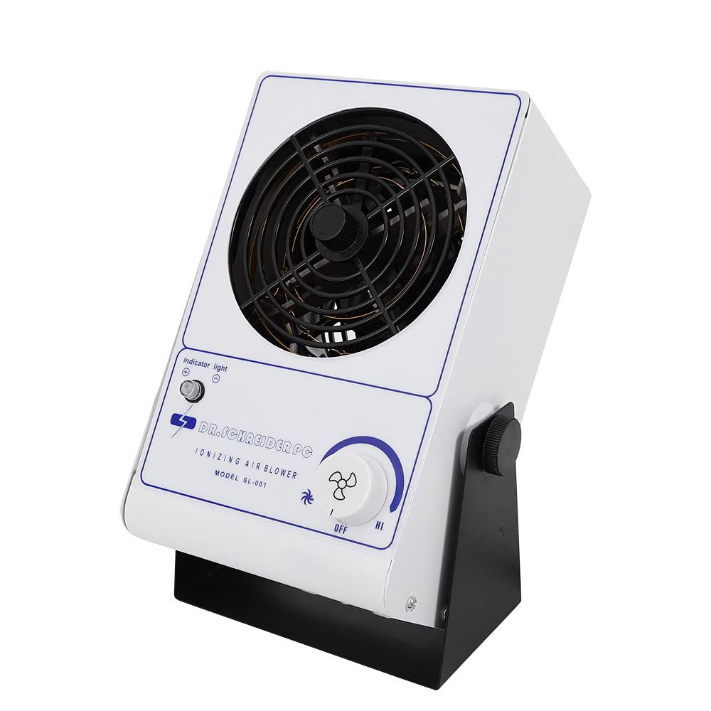Ionizing Fan Air Blower ESD Supplies 110V Mini Ion Static Eliminator Fan for Factory Industrial Scientific