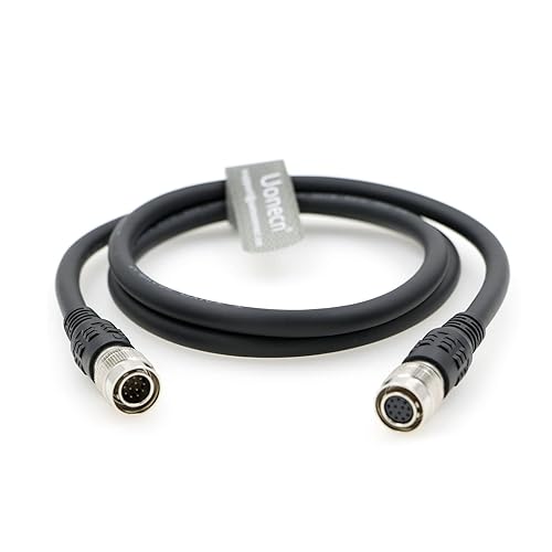 High Flex Coaxial Power Cable Hirose 12 pin Male and Female CCD Cable Monitor Extension Cable for Sony Industrial Camera 1 Meter