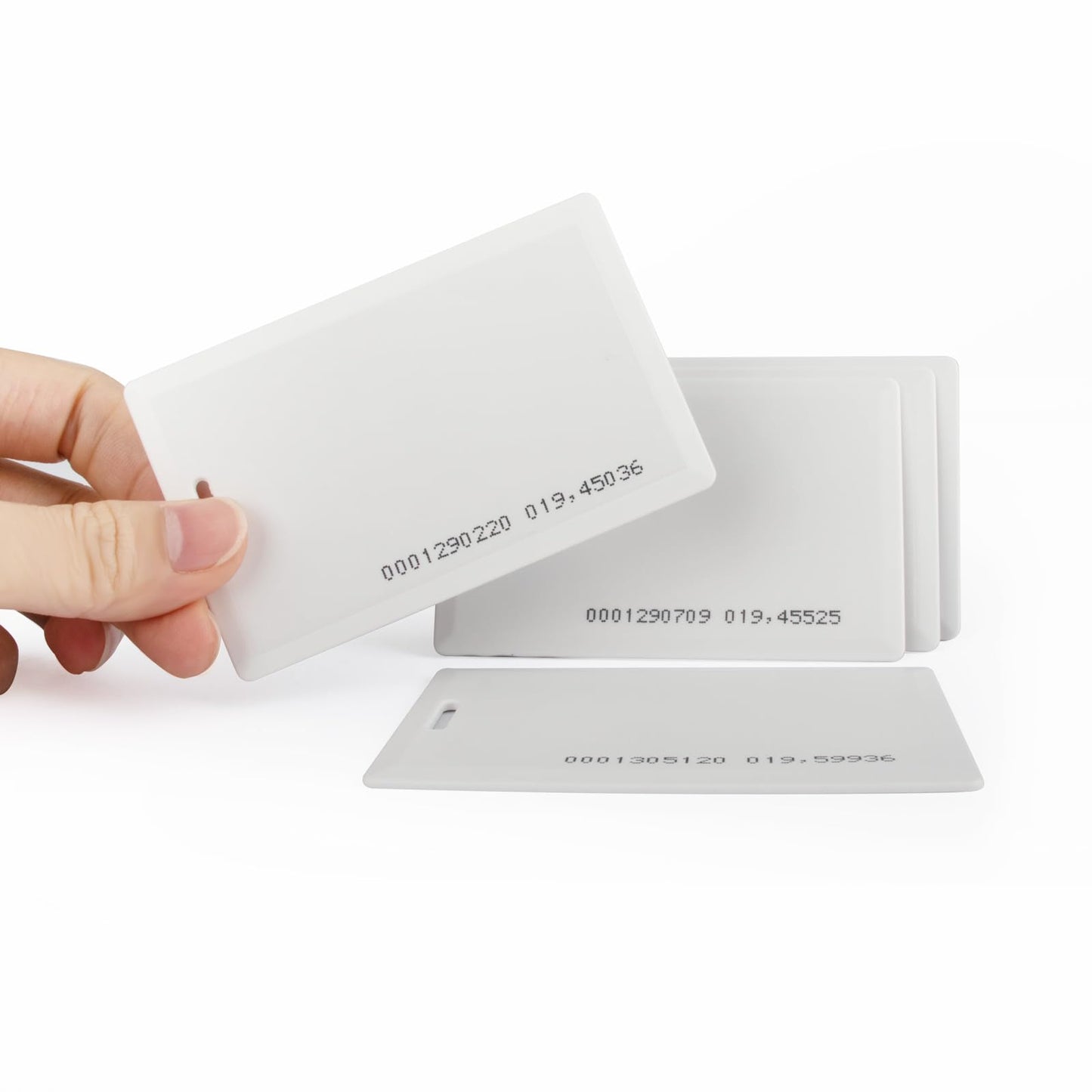 JIAN BOLAND 8Pcs RFID Proximity Smart ID Card for Access Control System & Time Attandance EM4100 TK4100 Card-Read only with Slot Hole