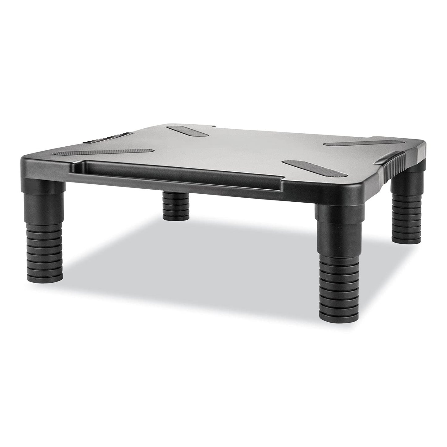 Innovera IVR55010 13.13 in. x 13.5 in. x 4 in. Single Level Monitor Riser - Black