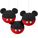 amscan Mickey Mouse Forever Paper Lanterns - 11 3/4", 3 Pcs