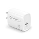 POWERPEAK 20W Fast Charger, USB-C Port, 20W USB-C Power Adapter PD, Compact Power Adapter for iPhone 17/17 Pro Max, Galaxy, Pixel, Smart-iQ Technology