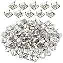 XINGYHENG 100Pcs USB Standard Port Female Solder Right Angle 4Pin Plug Soldering Jacks Connector