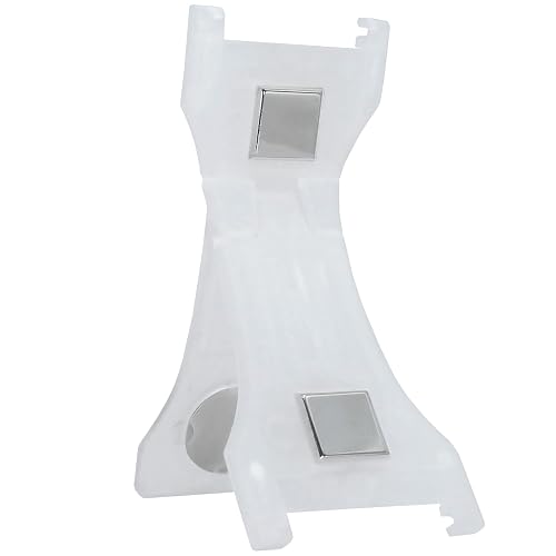 LOVEHANDLE PRO Magnetic Phone Grip Base - Phone Mount and Kickstand for Smartphone and Tablet - Strap-Ready Base Only - Clear