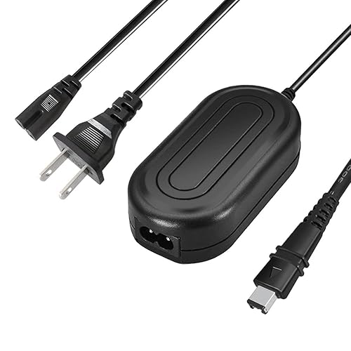 TKDY CA-110 Camcorder Charger, CA110 Power Adapter Kit fit for Canon VIXIA HF M50 R800 R80 R700 R500 M52 M500 HF-R70 HF-R72 HF-R700 R50 R52 R60 R200