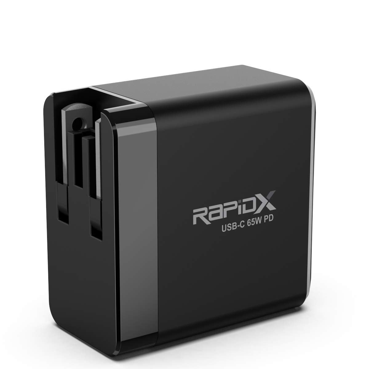 65W USB C Wall Charger, RapidX Type C Fast Charger Block for iPhone 14 13 12 Pro and Pro Max, iPad Pro, Samsung Galaxy, MacBook and Type C Laptops