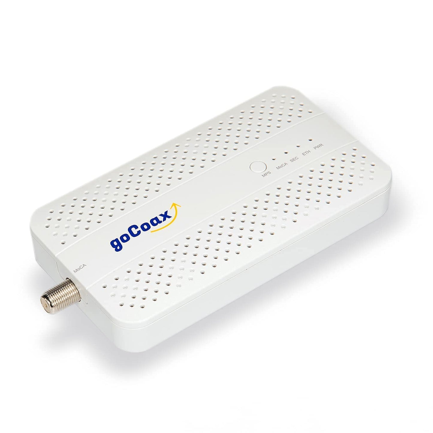 goCoax MoCA 2.5 Adapter with 2.5GbE Ethernet Port | MA2500D Ethernet Over Coax for Gaming & 4K Streaming | 2.5Gbps, Plug and Play | for Homes
