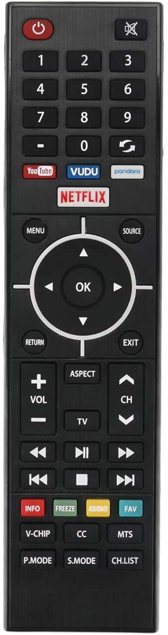 Replacement for Element Smart TV Remote Control - Not for Fire & Roku TV