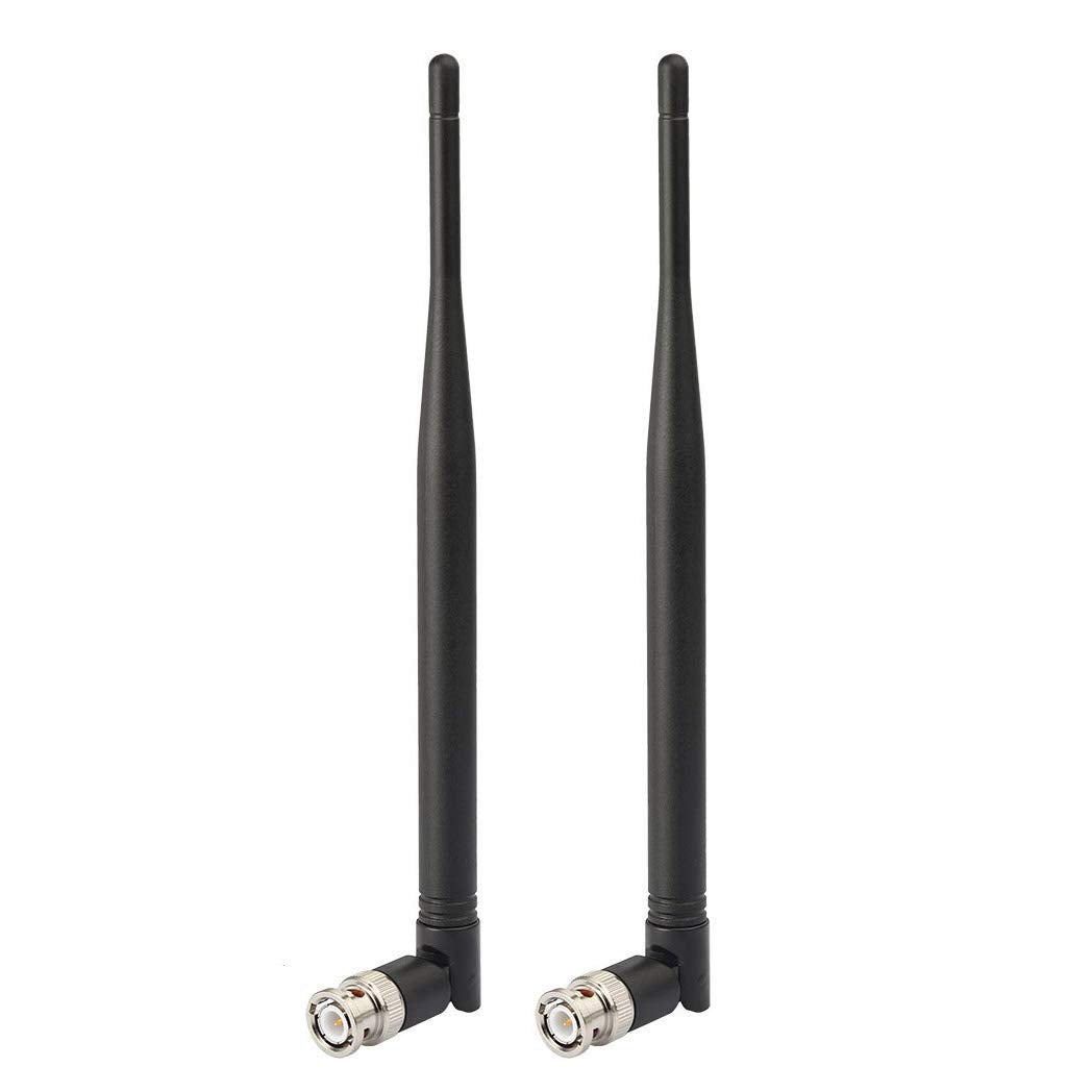 Bingfu Wireless Microphone Receiver Antenna UHF 400MHz-960MHz BNC Male Antenna (2-Pack) for Wireless Microphone System Mic Receiver Remote Digital