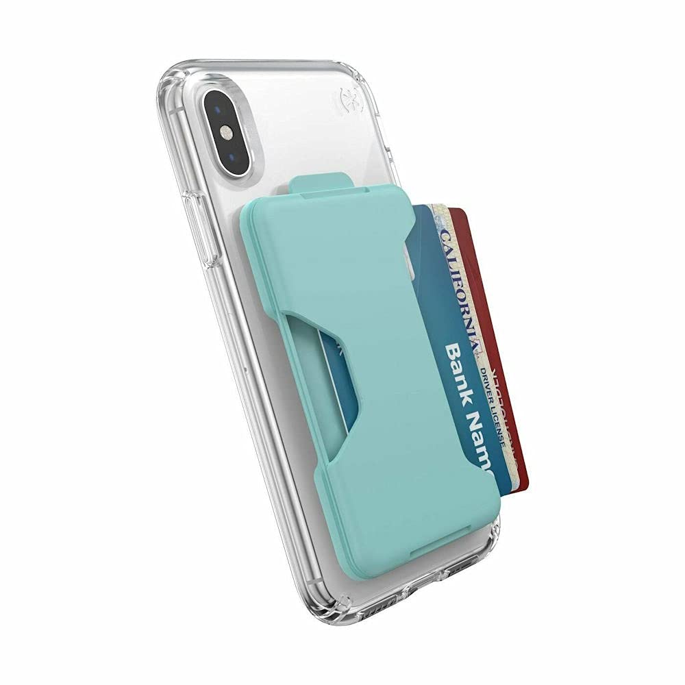 Speck Products Universal Phone Case LootLock Stick-on Wallet, Surf Teal