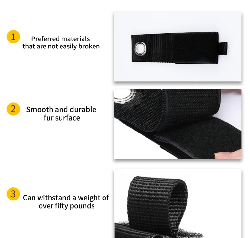 10 Pack Cable Straps Storage Straps Garage Organization, Heavy Duty Large 13-inch Hook and Extension Cord Storage Strap for Cable, Hose, Power Cord