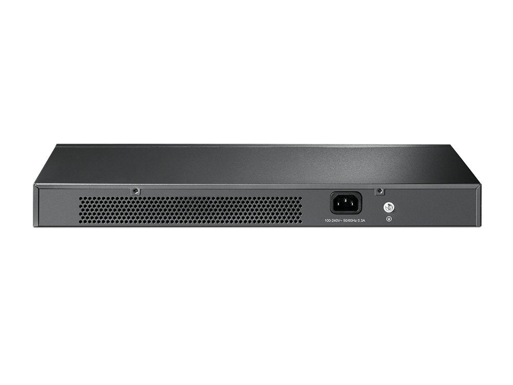 TP-Link TL-SG1016 | 16 Port Gigabit Ethernet Switch | Plug & Play | Sturdy Metal, Shielded Ports, Rackmount, Fanless, Black | 3 Year Manufacturer