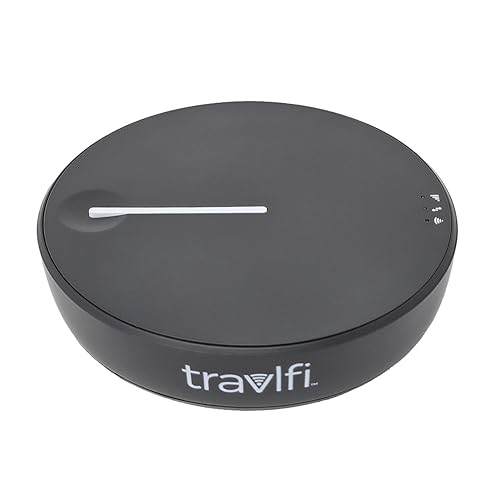 TravlFi JourneyGo LTE RV WiFi Hotspot | RV Internet with Multiple Networks, Pay As You Go and No Contracts | Portable Internet for Travel, Motorhomes