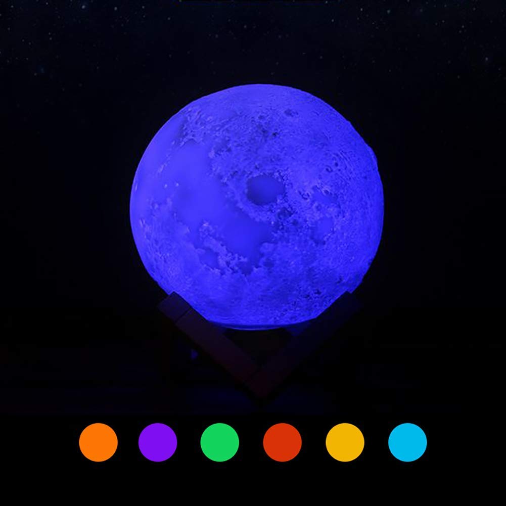 Swthlge 3D Moon Quran Speaker Light, Portable Quran Speaker APP Control Remote Small Moon Light Night Light with Bluetooth Eid Mubarak hajj Gifts…