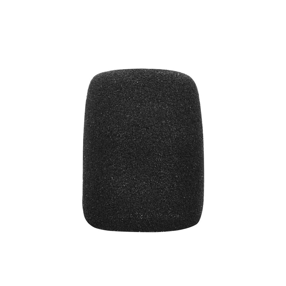 Generic Replacement Inner Microphone Windscreen Mic Cover Foam Windshield for Sennheiser SKM 9000 Handheld Transmitter Capsule, 5 Pack, Black