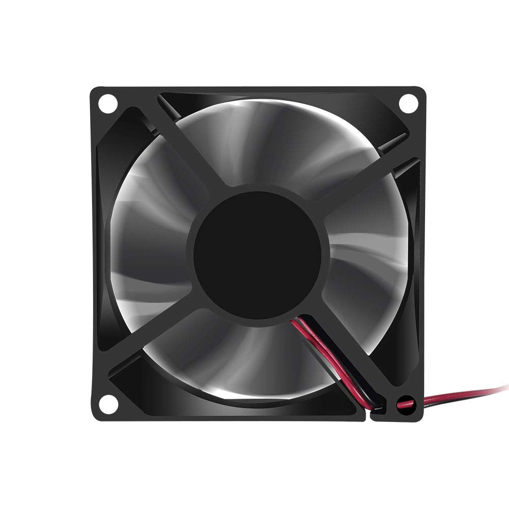4Pcs 5V 80mm USB Fan 80mm x 80mm x 25mm Fan 8025 3.14in 0.98in Brushless Cooling Fan for Cooling PC Computer Case CPU Coolers Radiators