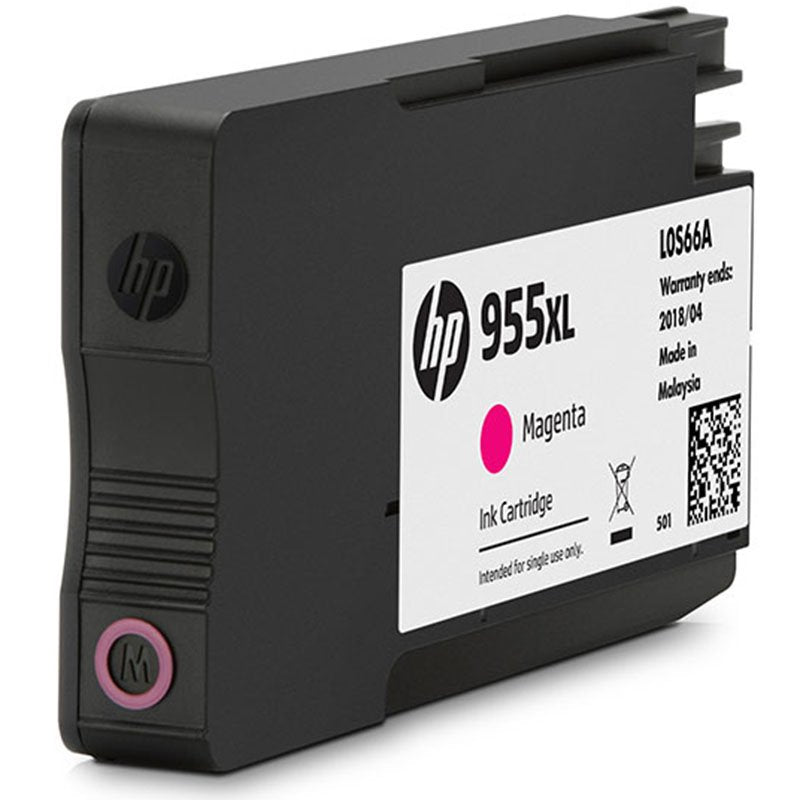 HP 955XL Original Magenta Ink Cartridges (Original, Pigment Ink, Magenta, OfficeJet Pro 8210 Printer, OfficeJet Pro 8216/8218 Printer, OfficeJet Pro