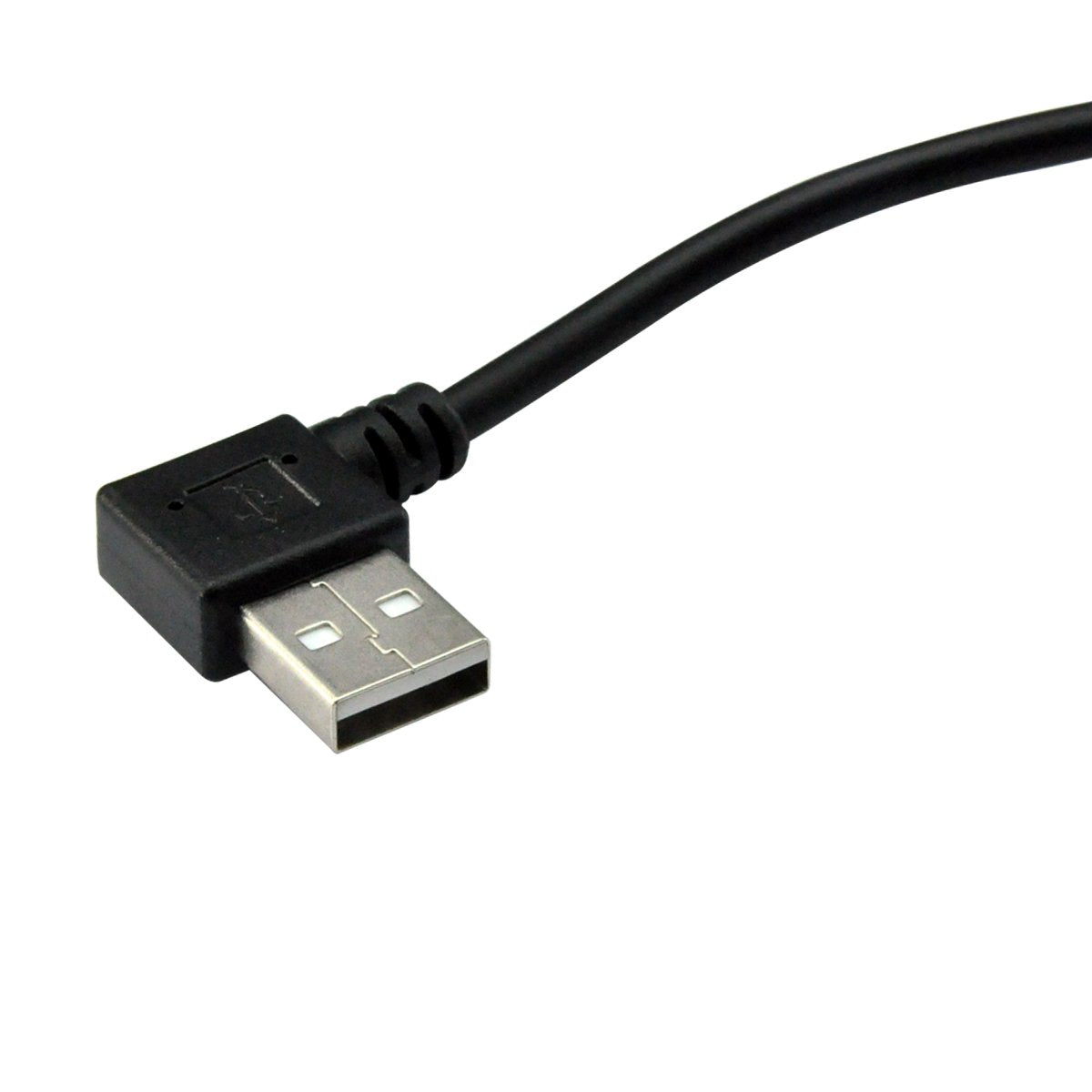 UCEC USB 2.0 Extension Cable, USB Cable Extender USB 90 Degree Adapter- Right Angle A Male to Female - 0.7 Feet (20cm)