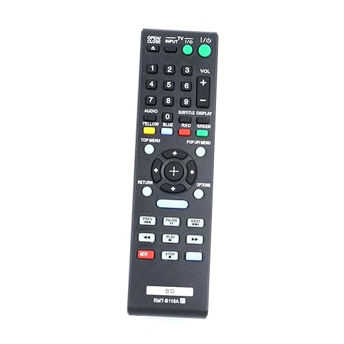 ZdalaMit RMT-B116A RMTB116A Replacement Remote Control Applicable for Sony BD DVD Blu-Ray Disc Player BDP-BX58 BDP-BX38 BDP-S280 BDPBX58 BDPBX38