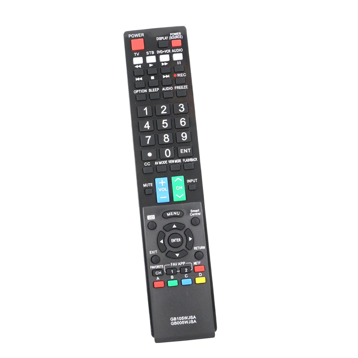 ZdalaMit GB005WJSA GB105WJSA Replacement Remote Control Applicable for Sharp TV LC-60LE745U LC-60C8470U LC-70C8470U LC-60LE847U LC-60LE845U