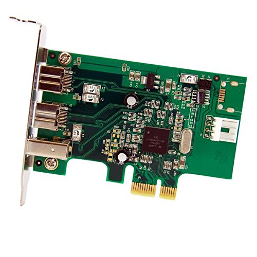 StarTech 3-Port 2b 1a Low Profile 1394 PCI FireWire Card, TAA (PEX1394B3LP)