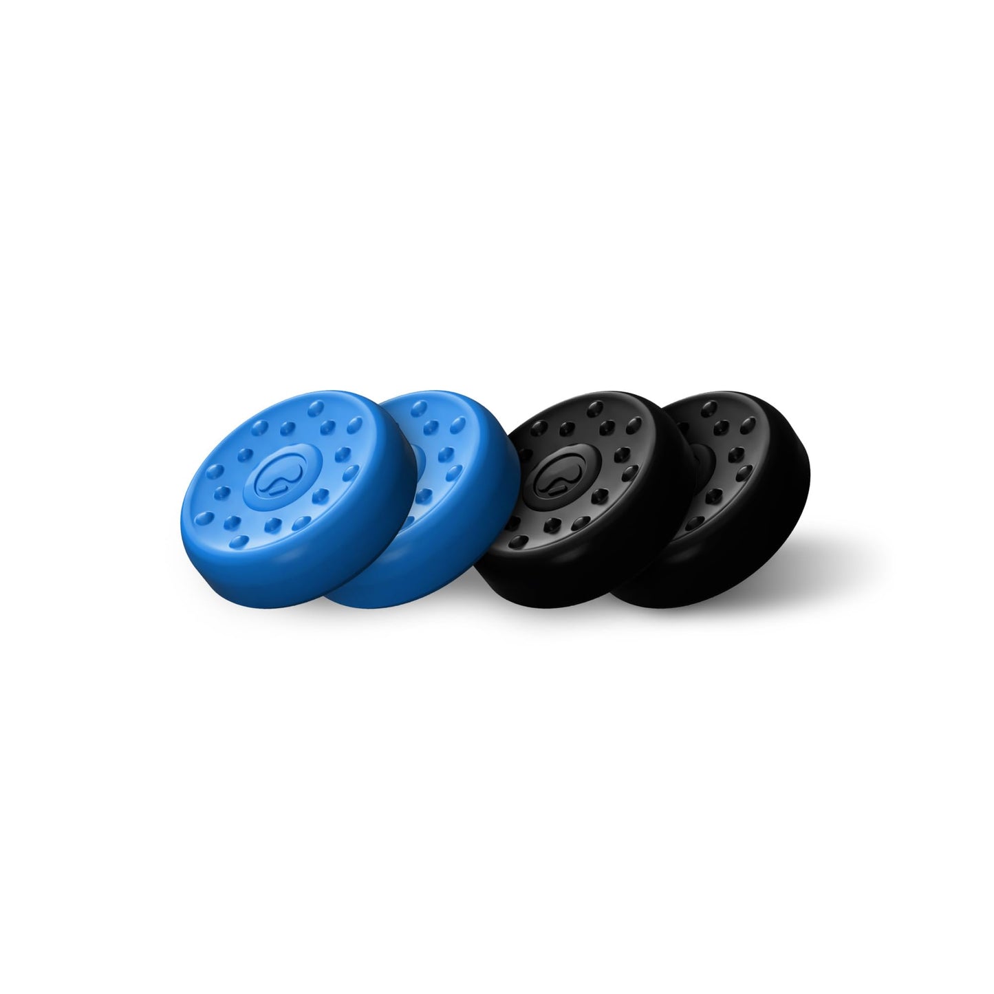 KontrolFreek No-Slip Thumb Grips for PlayStation 5 (PS5) and PlayStation 4 (PS4) Controller | 4 Pack | Blue and Black