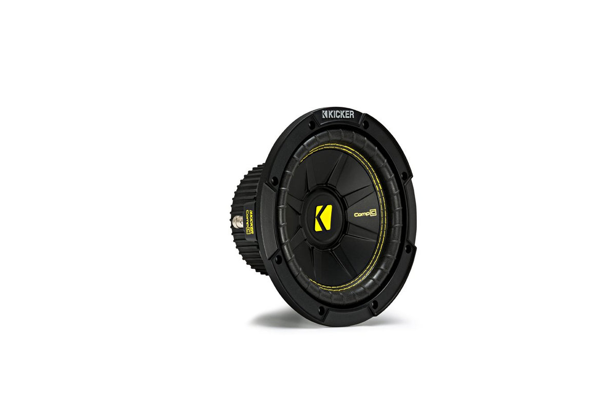 KICKER CWCS84 CompC 8" Subwoofer Single Voice Coil 4-Ohm