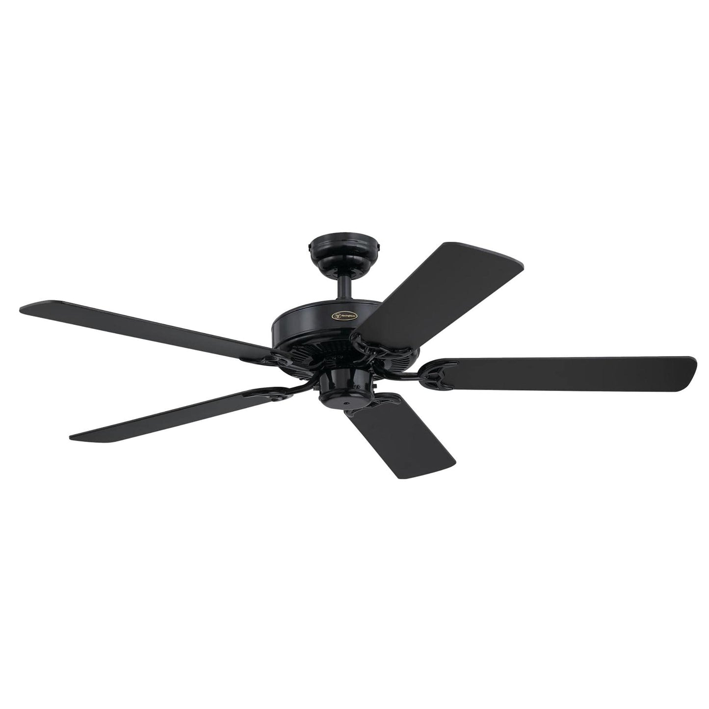 Westinghouse 7303800 Contractor's Choice Ceiling Fan, 52-Inch, Black