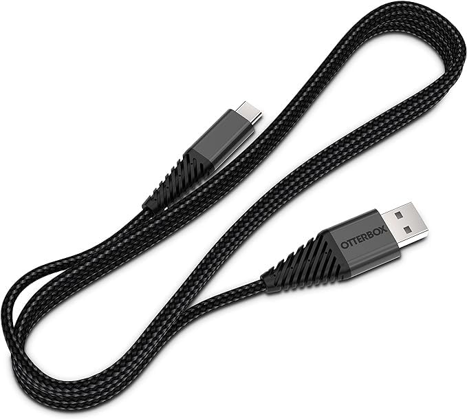 OtterBox USB-A to USB-C Cable (3m) - Retail Packaging - Black