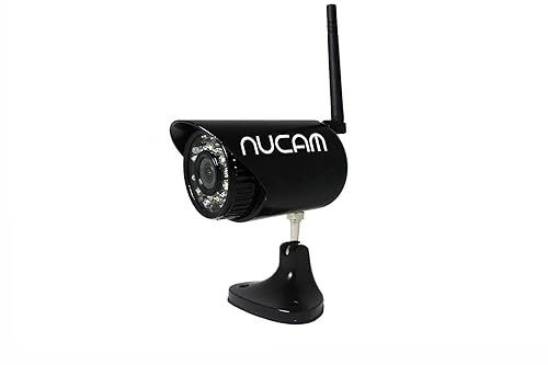 NUCAM 32GB Wireless Portable Magnetic Base Battery Powered RV/Trailer/Truck Hitch Backup Camera NuCam WR Surveillance IP Camera w. 1/4"-20 UNC Hole