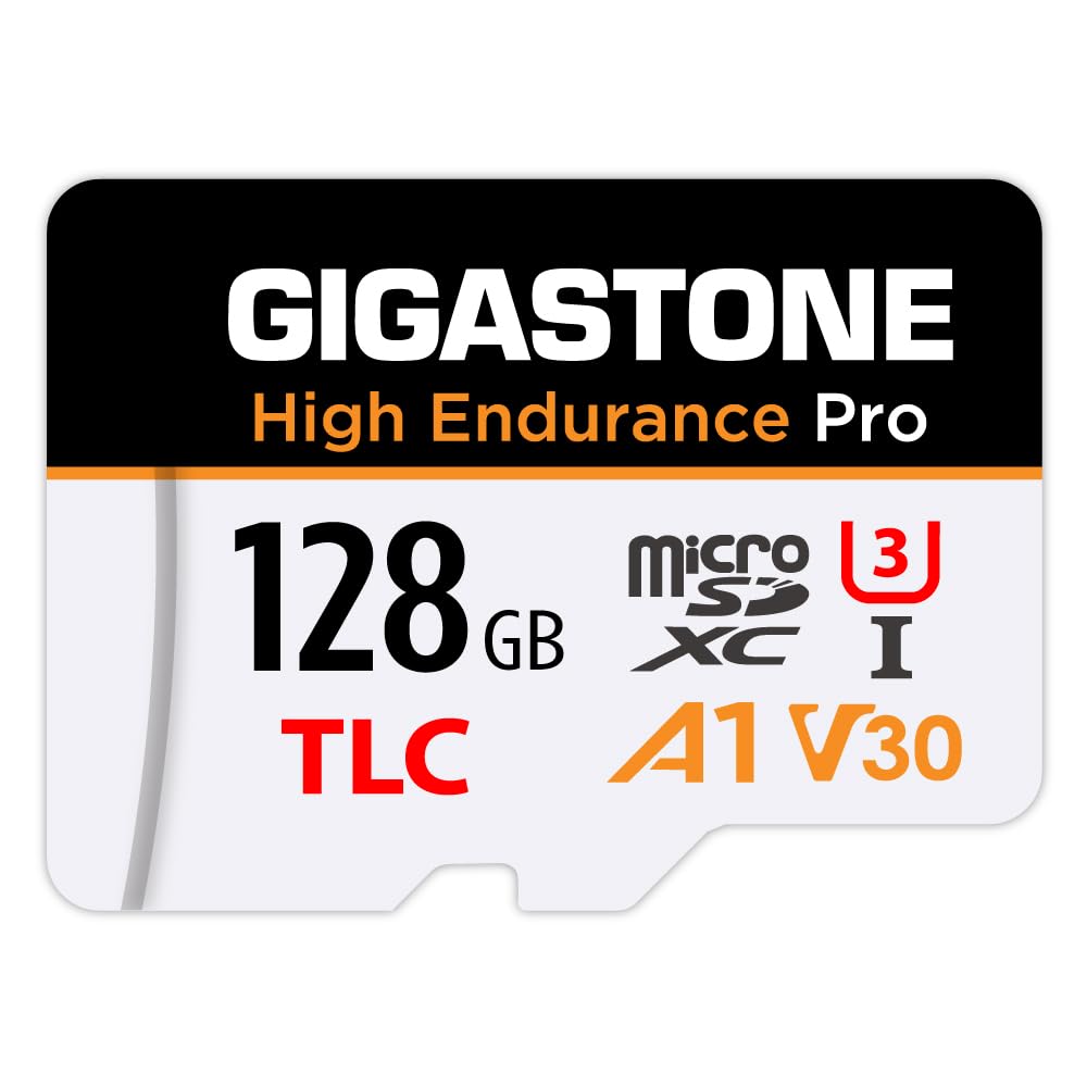 ?5 Yrs Free Data Recovery??Dash Cam? GIGASTONE 128GB Micro SD Card, TLC High Endurance Pro, Speed Up to 100MB/s, Compatible with REDTIGER Rove VIOFO