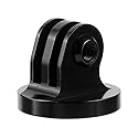 NovelGoal Mini Tripod Mount Adapter 1/4" Aluminium Alloy Base Compatible with GoPro Sports Action Camera Accessories (Black)