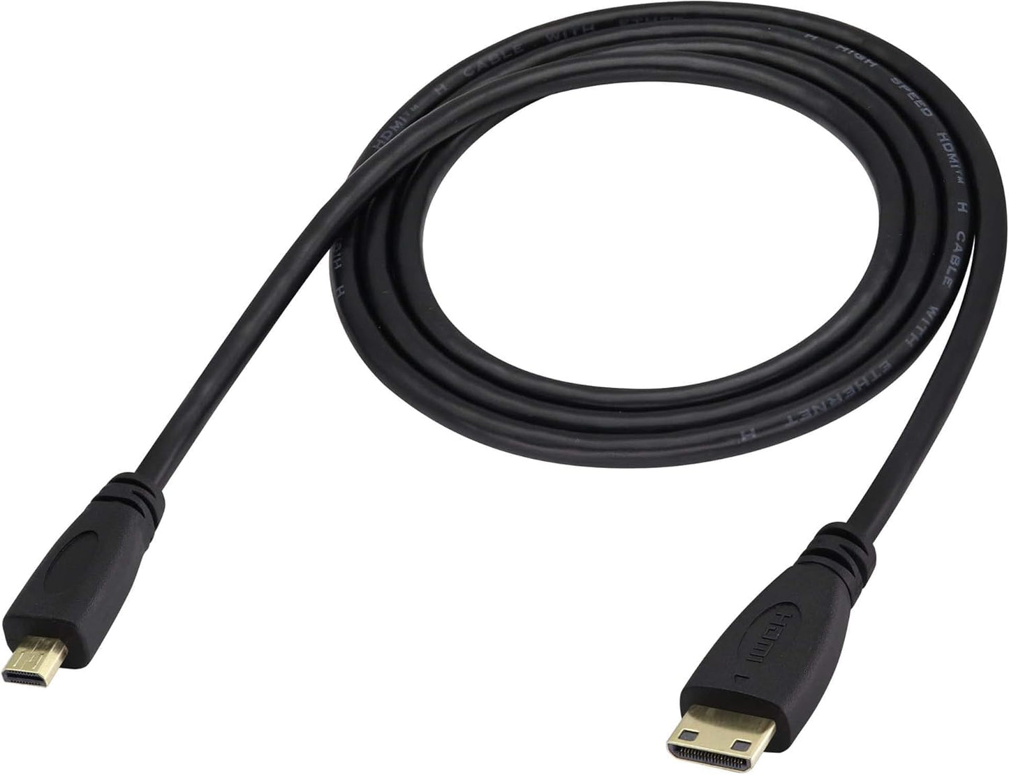 zdyCGTime Micro hdmi Socket Male to Mini hdmi Male Converter,high Speed Micro hdmi Cable 4k,Compatible with Digital Cameras, Tablet,Monitors,and Other